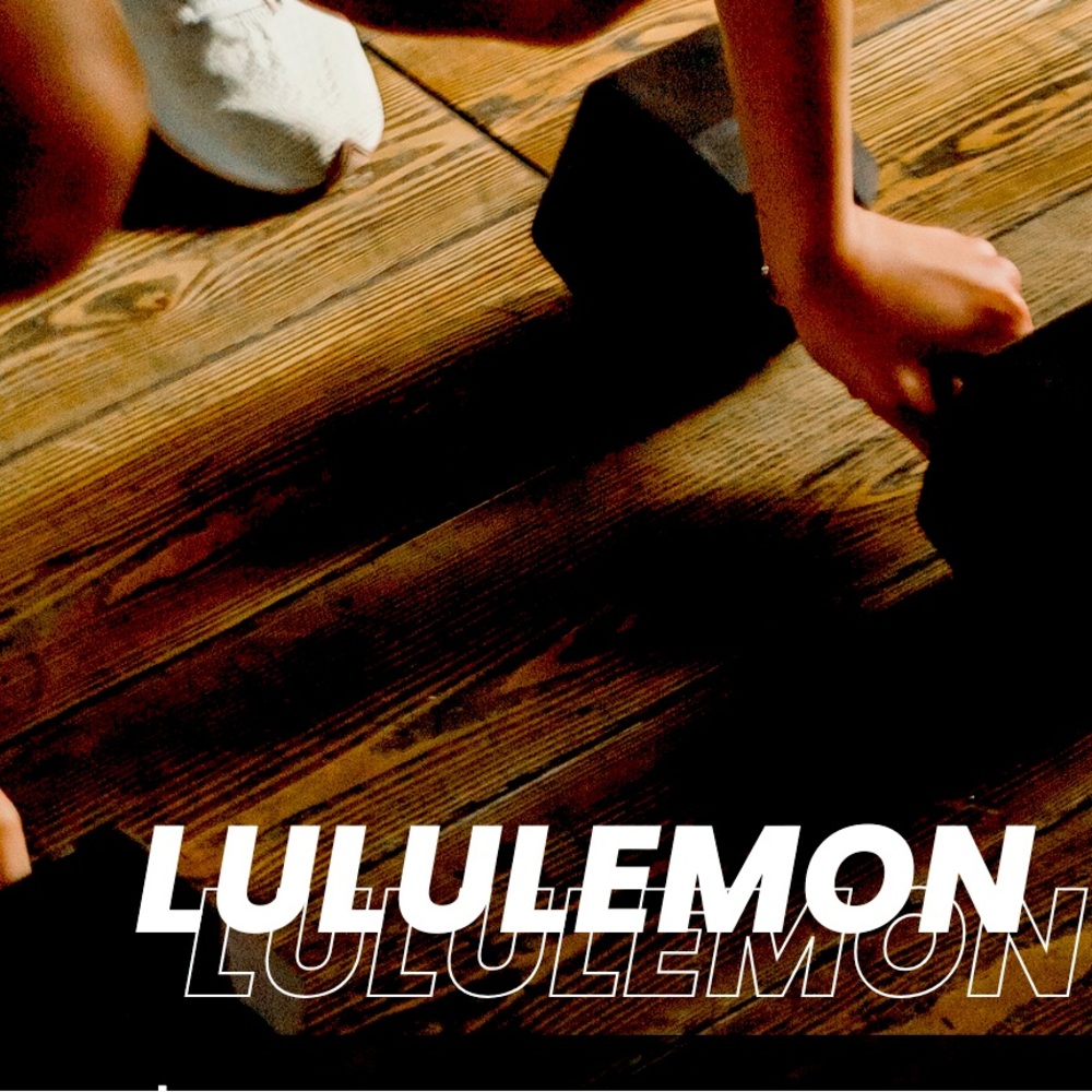 Pre loved lululemon will show in live.